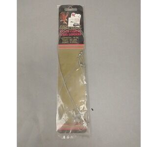 Eagle Claw Nylon Coated Steel Leaders 18in 20lb Test Vintage 3 Pcs Pack N-4ST‎